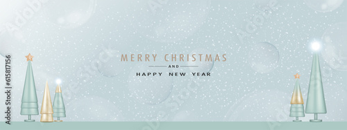 Merry Christmas,New Year 2024 Background with snowy and xmas decoration,Vector winter Scene,Backdrop Banner for Holiday Festive,Sale,Promotion,Greeting Card,Website Header,Poster,Template