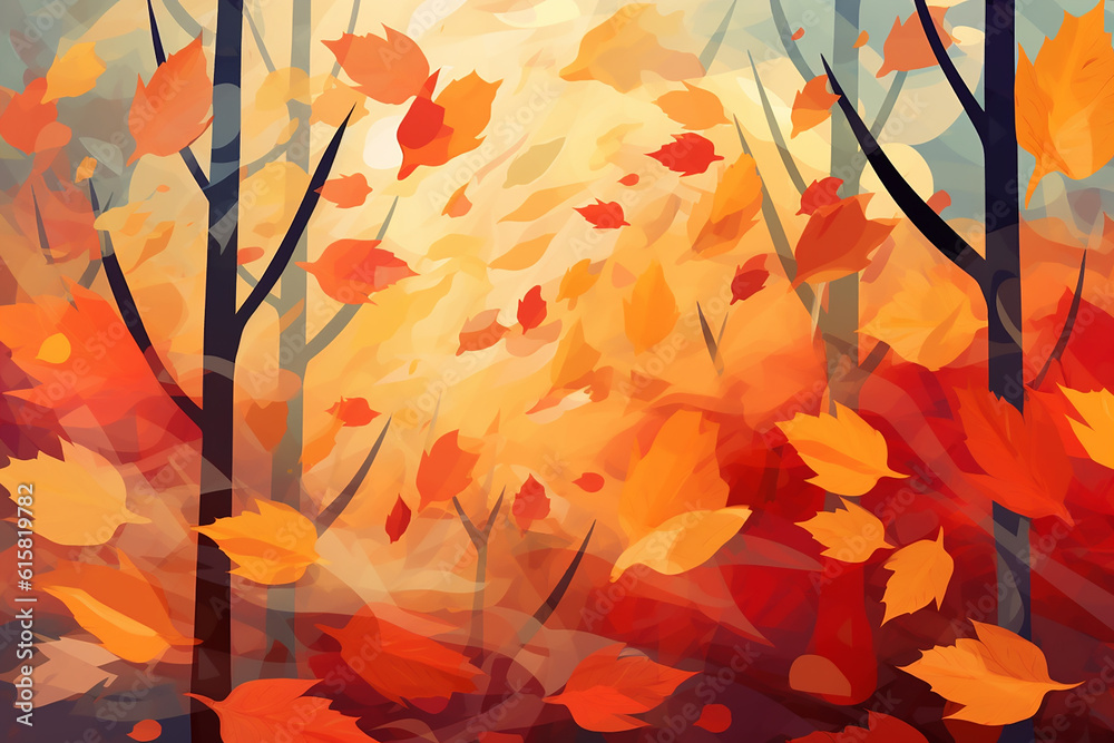 autumn leaves background - abstract autumn background - wallpaper with ...