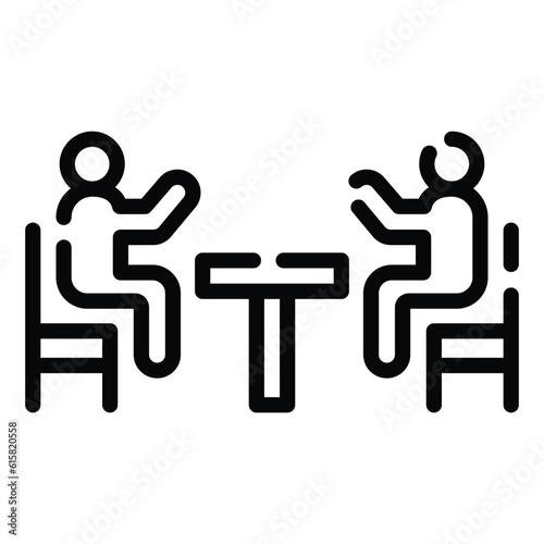 Dialogue is communication or discussion between people