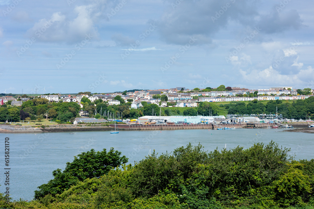 A view looking across the Haven waterway, towards Neyland Pembrokeshire