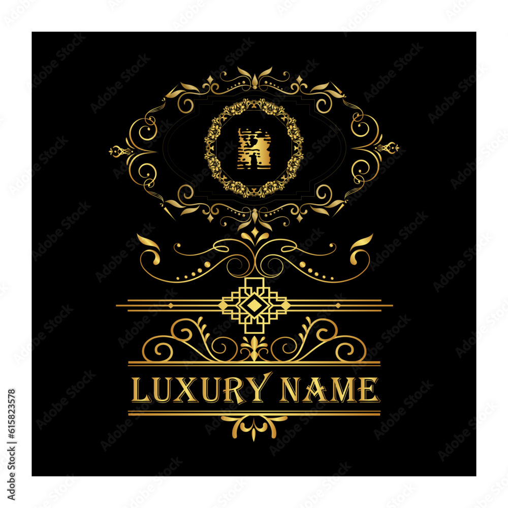 Initial letter luxury beauty flourishes ornament monogram logo Swoosh Letter Logo Design for business and company identity. Water Wave Logo with modern trendy Initial letter luxury beauty flourishes ornament monogram logo Swoosh Letter Logo Design for business and company identity. Water Wave Logo with modern trendy