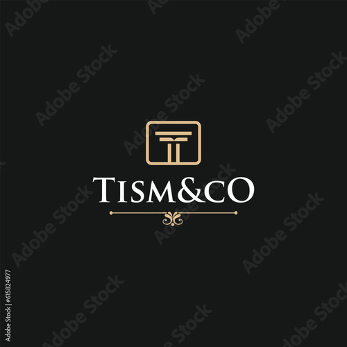 Modern futuristic and simple watch brand logo design.