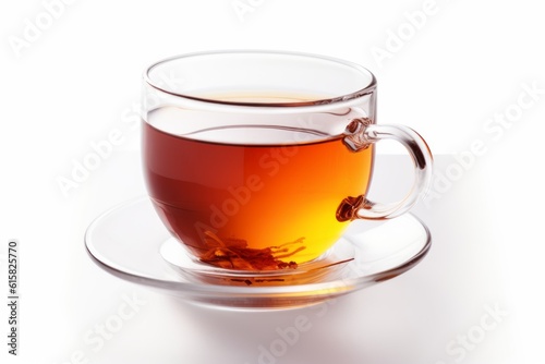A cup of tea isolated on white background. Generative AI