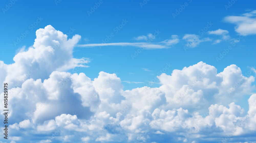 Background with clouds on blue sky Background with clouds on blue sky