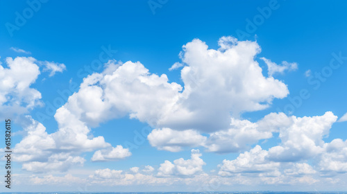 Background with clouds on blue sky