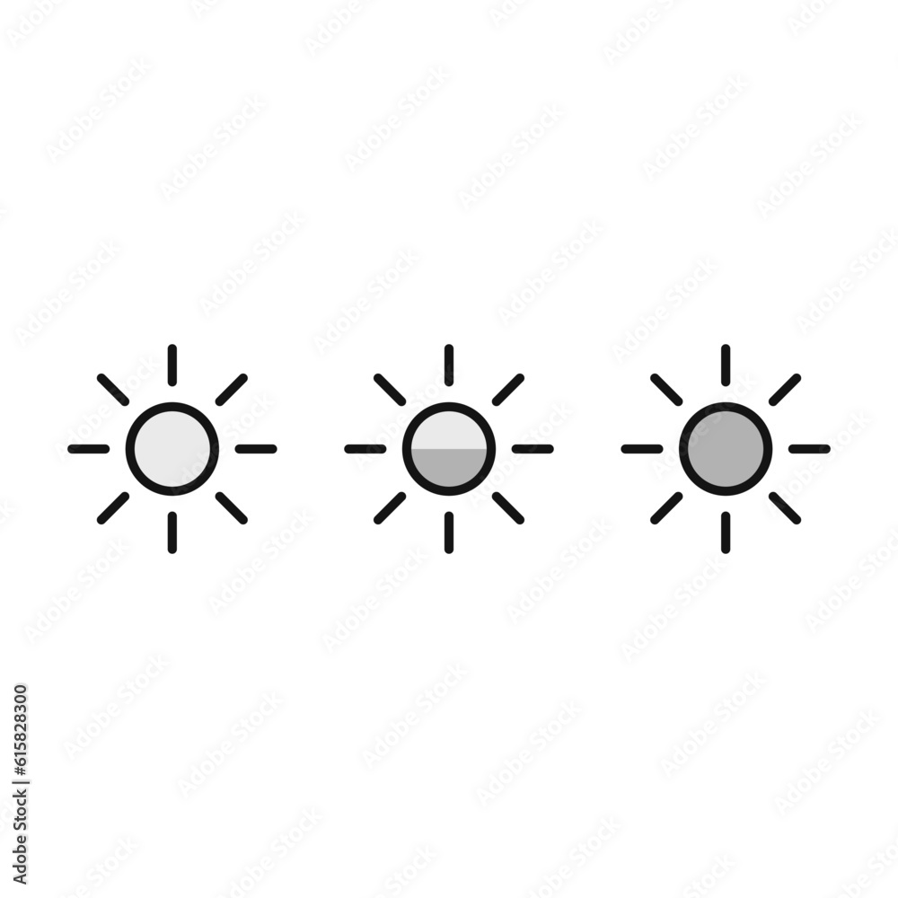 Brightness Icon In Tree Step Level With Grey Black Color
Brightness Icon In Tree Step Level With Grey Black Color
