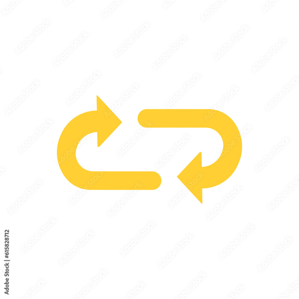 Refresh icon vector isolated on white background for your web and mobile app design Refresh icon vector isolated on white background for your web and mobile app design