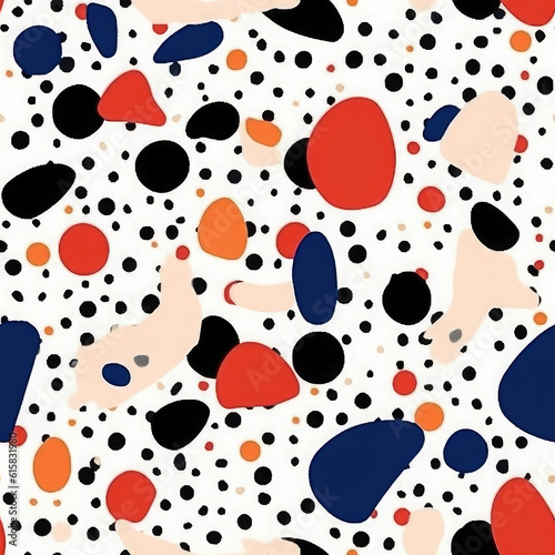 Wallpaper Mural Terrazzo seamless pattern bright and soft color digital papers Torontodigital.ca