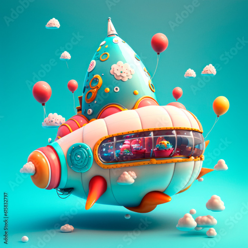 CANDY SPACESHIP