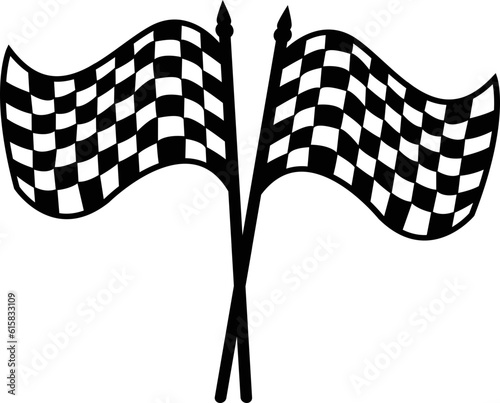 checkered flag vector sv cri cut