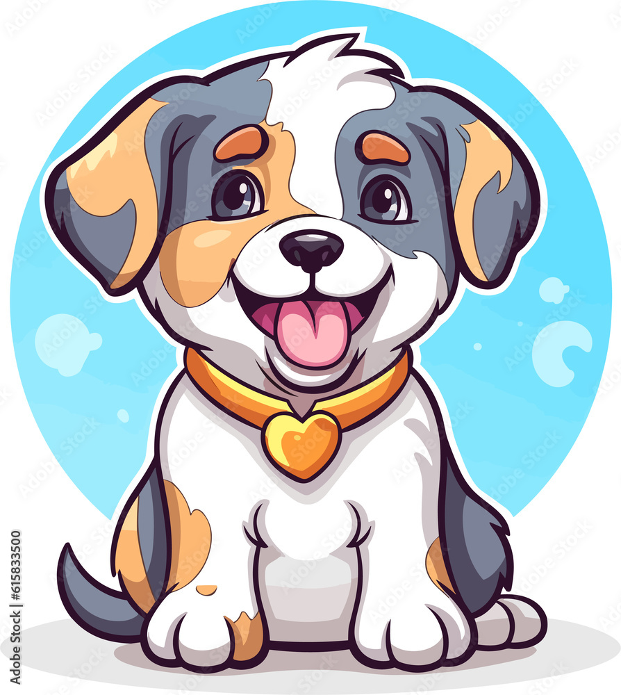 Cartoon Dog is Having Fun Cartoon Dog is Having Fun
