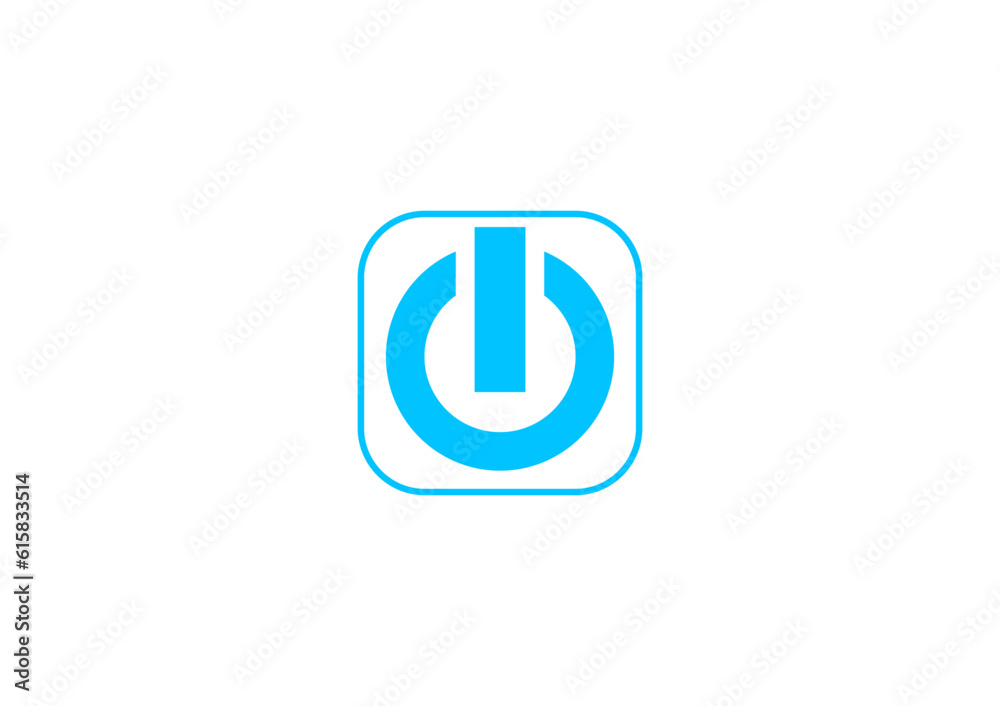 Vector illustration of power button. web icon push-button power Vector illustration of power button. web icon push-button power