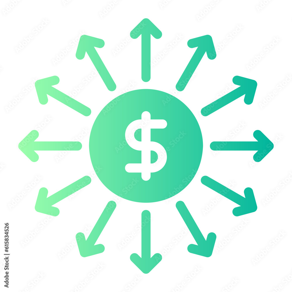 liability gradient icon liability gradient icon