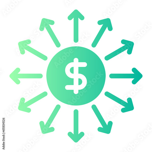 liability gradient icon