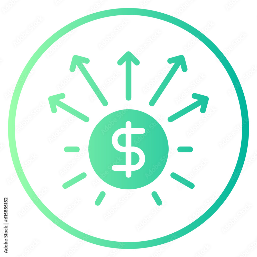 liability gradient icon liability gradient icon