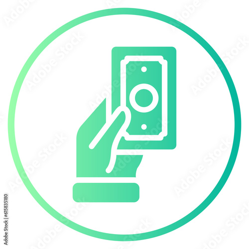 pledge gradient icon