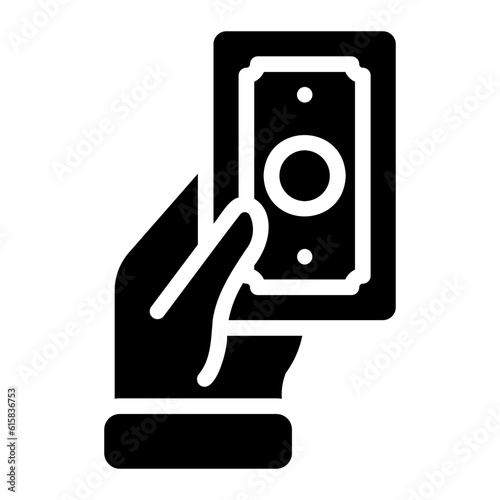 pledge glyph icon