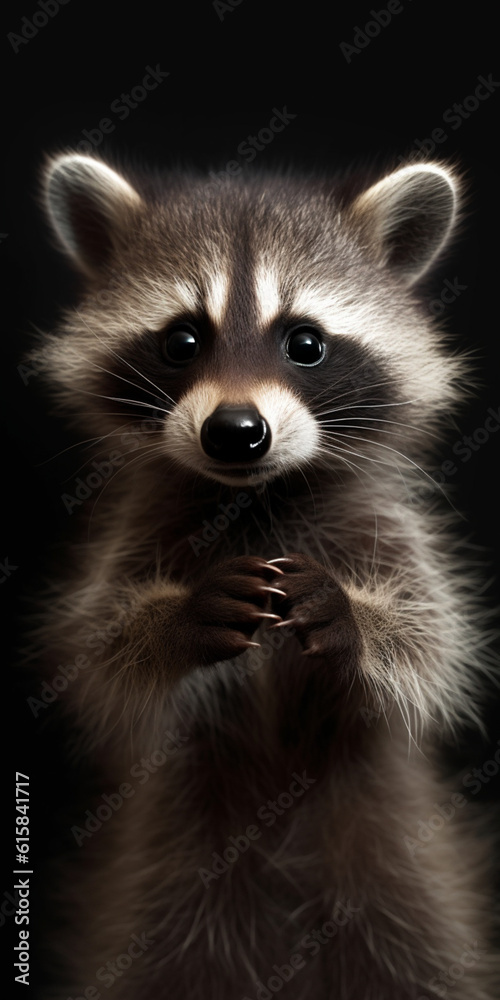 Fototapeta premium raccoon baby