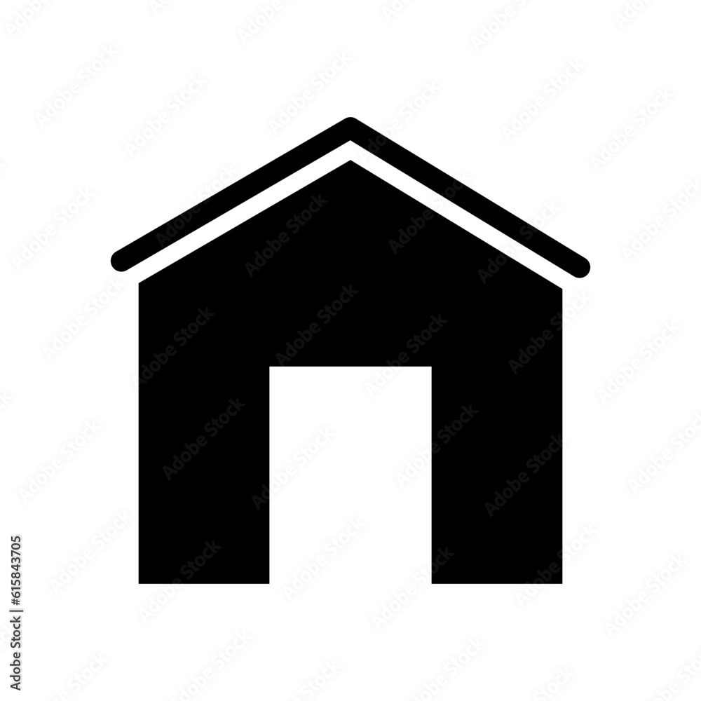 garage Icon. Vector illustration. stock image. garage Icon. Vector illustration. stock image.