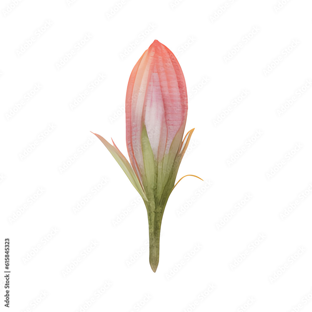 Fototapeta premium Watercolor of floral isolated on transparent background