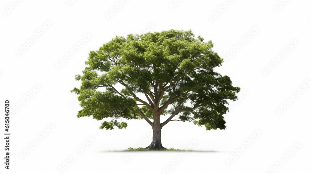 big tree isolate on white background big tree isolate on white background
