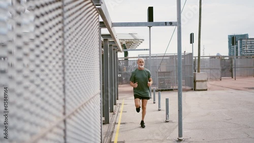 Wallpaper Mural 80 years old man making sport and different activities outdoor. Senior man training in the city. Concept about healthy lifestyle and seniority Torontodigital.ca