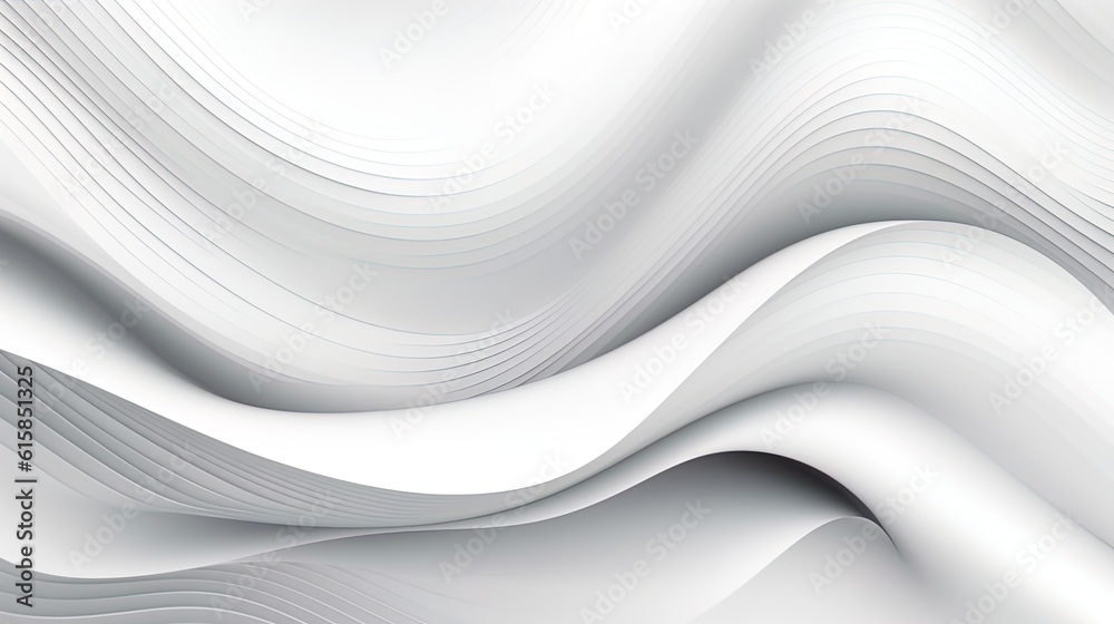 Obraz premium Abstract white and grey background. polygonal art pattern style Geometry texture futuristic