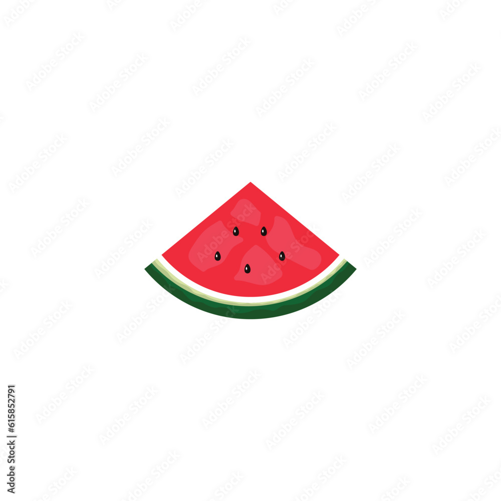 Fresh Watermelon Fruit Vector Logo Template Fresh Watermelon Fruit Vector Logo Template