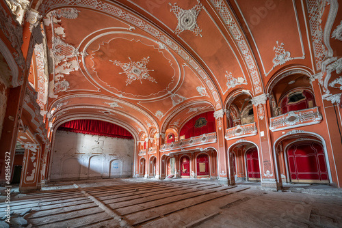 Exploring the Historic Abandoned Red Cinema and Abandoned Red Theatre in Miskolc  HungaryJourney Through Time and Culture