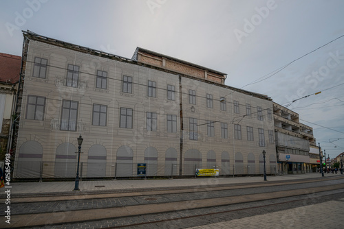 Fotografie Exploring the Historic Abandoned Red Cinema and Abandoned Red Theatre in Miskolc