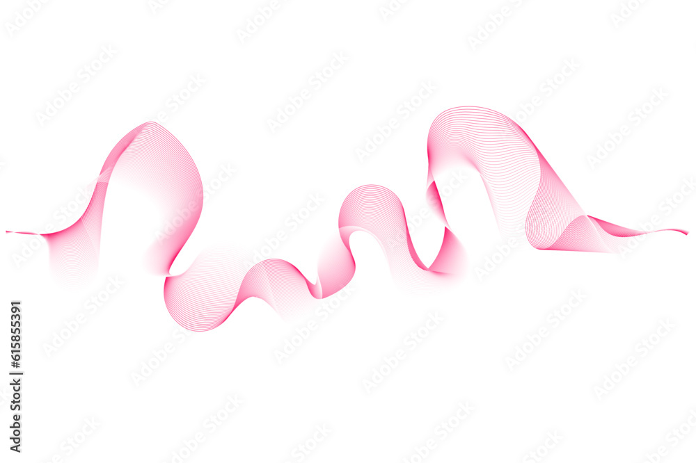 Abstract colorful pink blend wave lines and technology background. Modern colorful flowing wave lines and glowing moving lines. Futuristic technology and sound wave lines background.