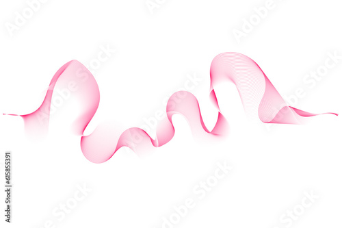Abstract colorful pink blend wave lines and technology background. Modern colorful flowing wave lines and glowing moving lines. Futuristic technology and sound wave lines background.