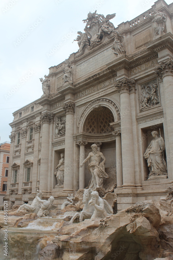 Rome City, bridges, rivers, Hadrian's Temple, Trevi Fountain, Spanish Steps, Popolo People's Square, Bruno Statue, Pantheon Temple, Piazza Navona Column and Fountain, Rome Italy