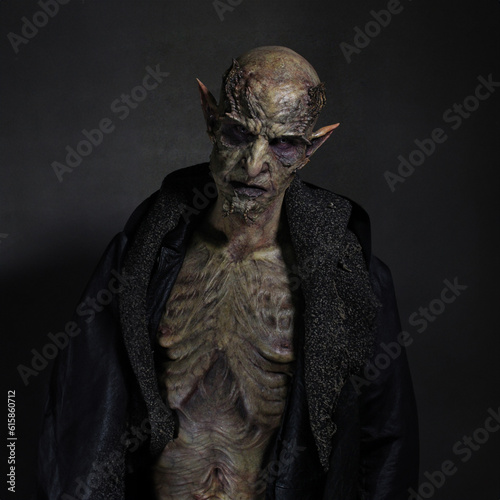 Green Demon Monster Makeup 