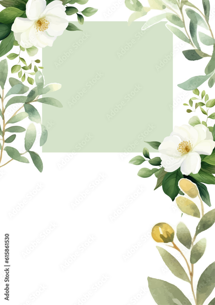 Obraz premium colourful colorful floral flower vector beautiful gold flowers line art on wedding card template watercolor