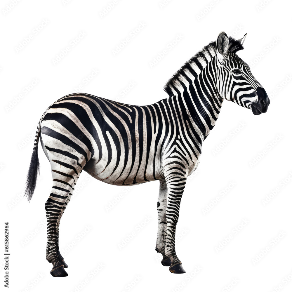 zebra isolated on transparent background cutout Stock Photo | Adobe Stock