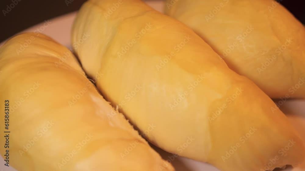 A pile of durian king of fruit A pile of durian king of fruit