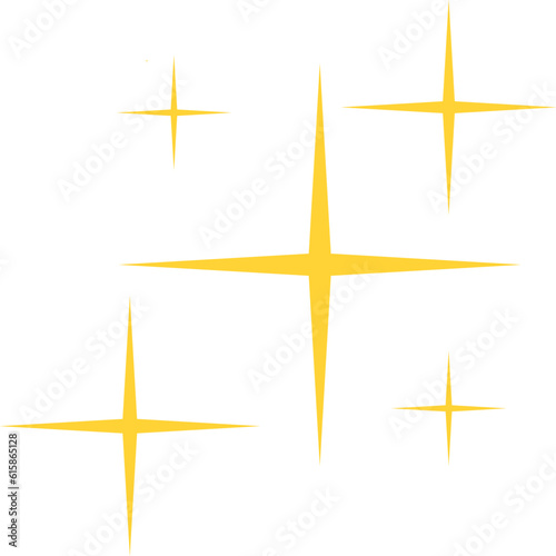 The stars shine bright at night