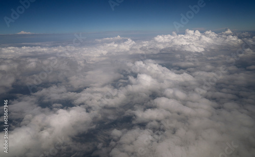 Cloudscape seen from a plane.
