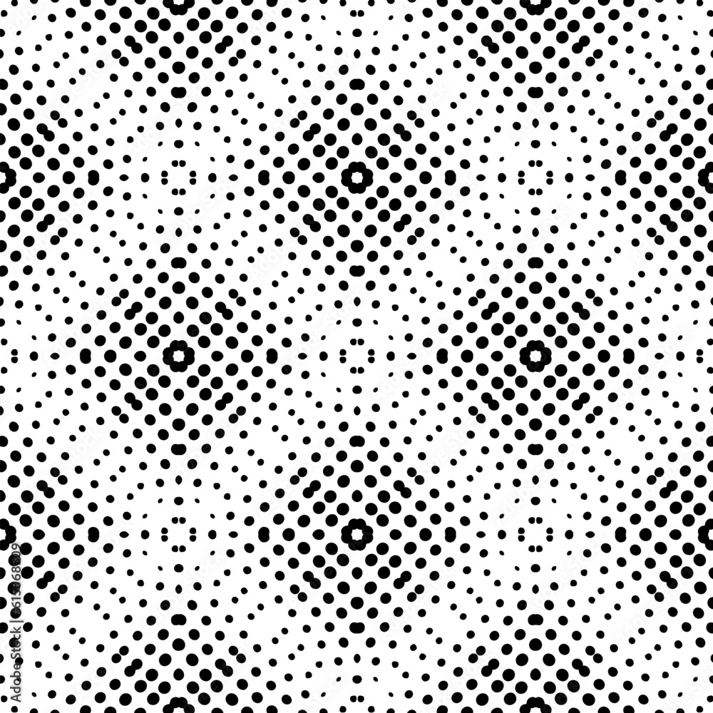 Background with abstract shapes. Black and white texture. Monochrome repeating pattern for decor, fabric, cloth. Background with abstract shapes. Black and white texture. Monochrome repeating pattern for decor, fabric, cloth.