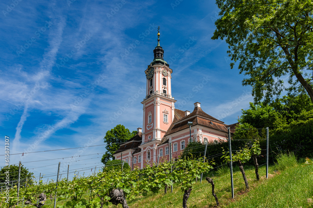 Die Wallfahrtskirche Birnau am Bodensee; Deutschland