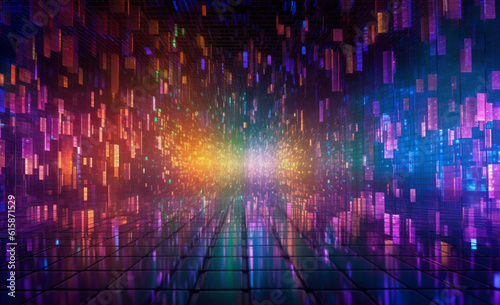 Exploring the Virtual Aether: An Artistic Future of Data Transfer. Generative AI,