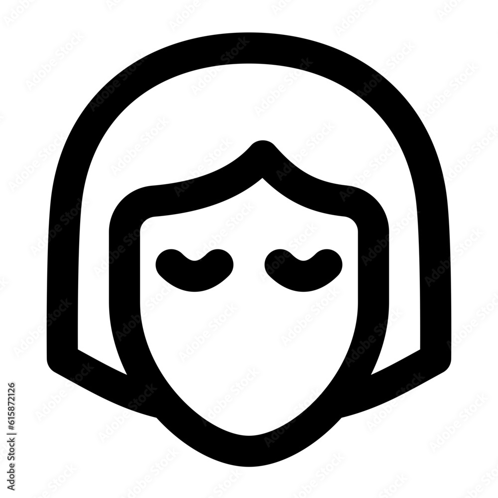 Female Face Icon