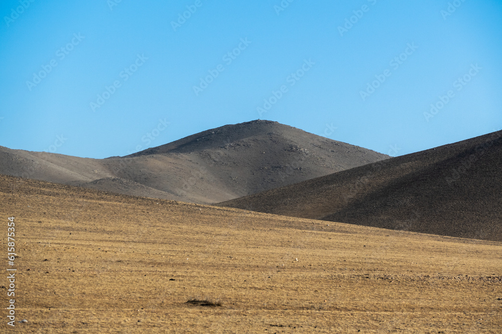 Landscape of the mountains in Mongolia Landscape of the mountains in Mongolia