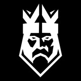 White Kings League logo with black background