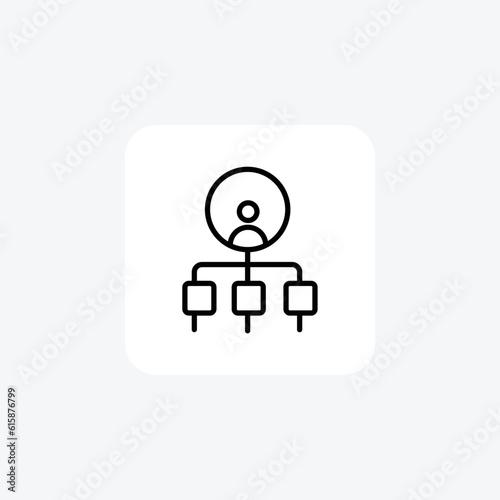 Convenient Line Icon for Package Delivery
