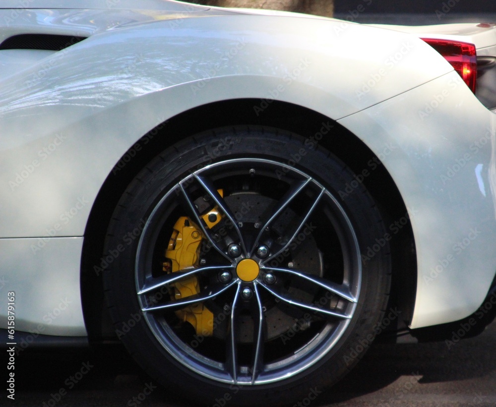 wheel of a car