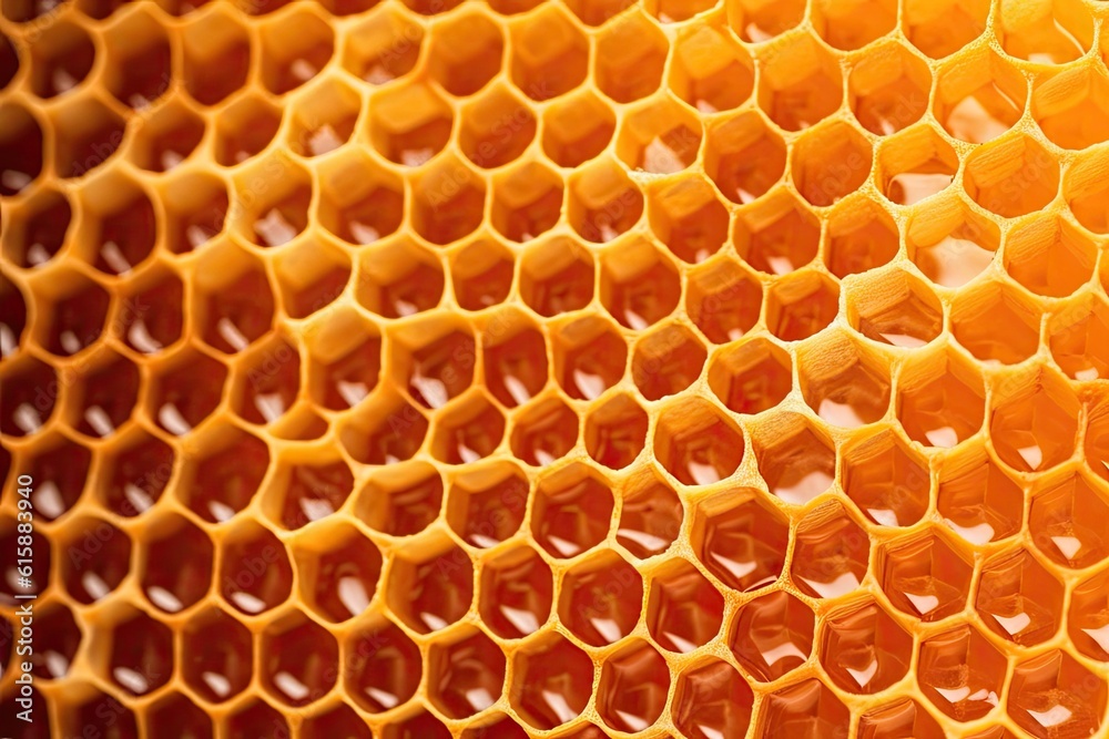 Close-up of Honey-filled Hexagonal Cells: Concept for Healthy Natural Sweeteners, Detailed Macro Photography, and Intricate Beehive Layouts.Generative AI Close-up of Honey-filled Hexagonal Cells: Concept for Healthy Natural Sweeteners, Detailed Macro Photography, and Intricate Beehive Layouts.Generative AI