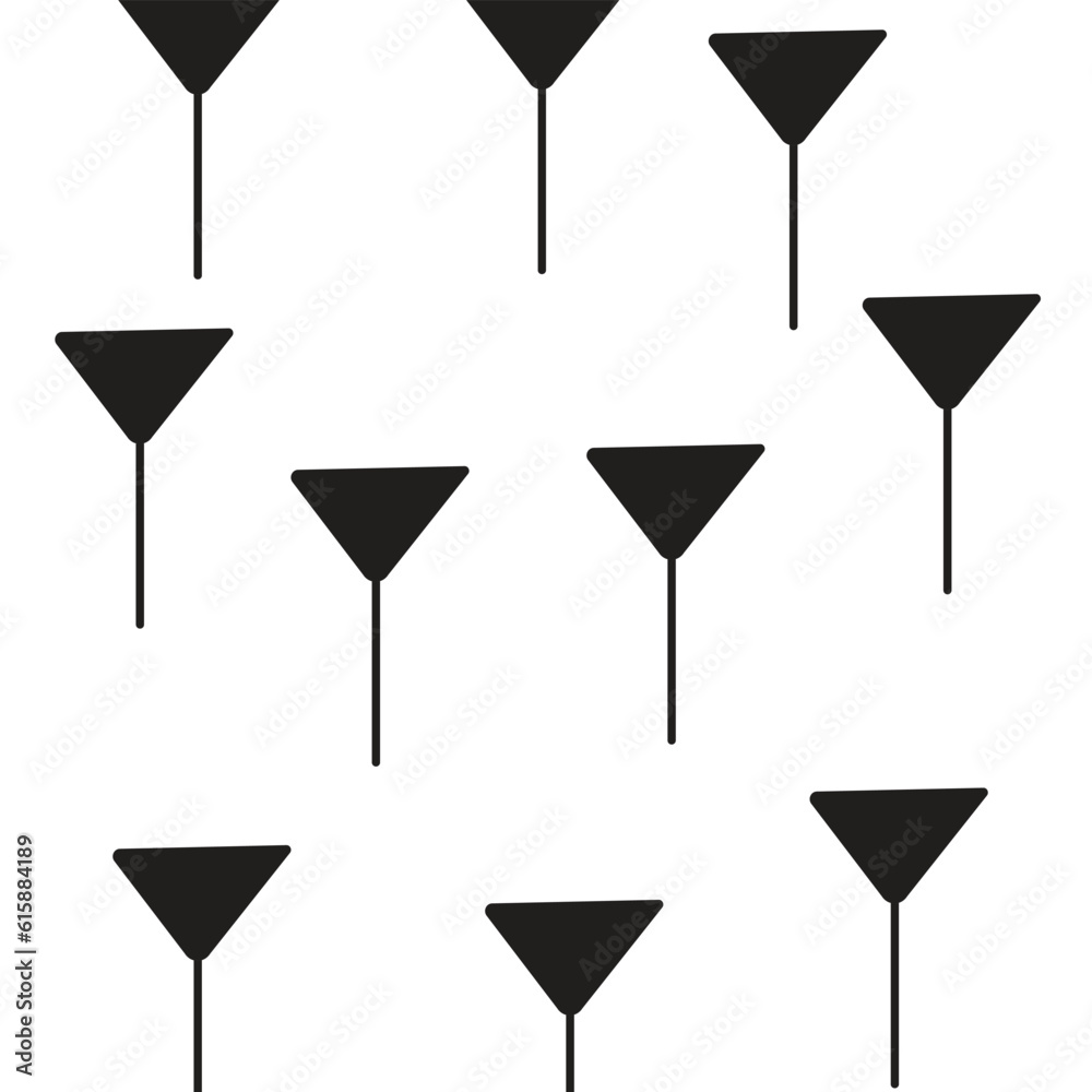 Black and white abstract cocktail party poster, vector Black and white abstract cocktail party poster, vector