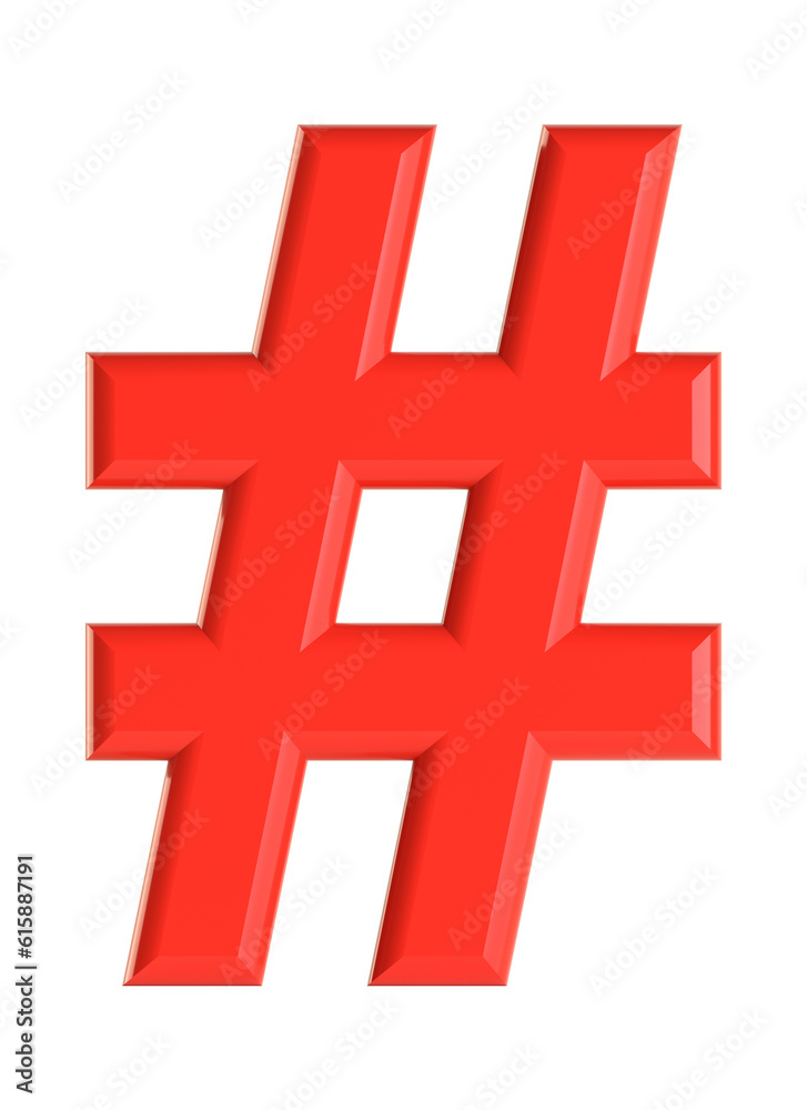 Red sign grating. Beautiful font for your design. Isolated on white background. 3D illustration Red sign grating. Beautiful font for your design. Isolated on white background. 3D illustration